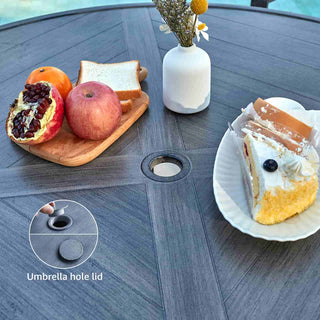 Swivel Rocking Chairs Dining Set - Natural Expressions