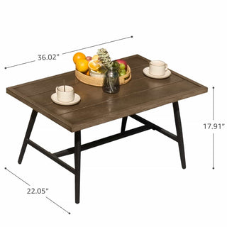 coffee outdoor table