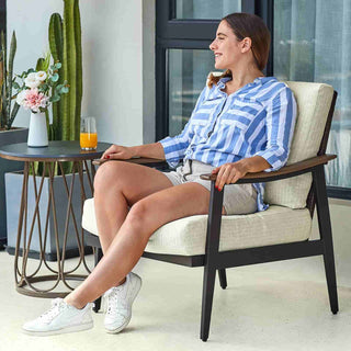 3 - Seater Wicker Back Conversation Set - Natural Expressions