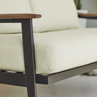 3 - Seater Wicker Back Conversation Set - Natural Expressions