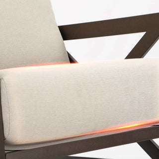 Patio Rocking Chair Set With Coffee Tables - Natural Expressions